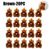 1-20PCS Plush Persimmon Spit Bubbles Capybara Key Pendant Cute Plush Keychain Plush Doll Toy Schoolbag Pendant Gift Pendant