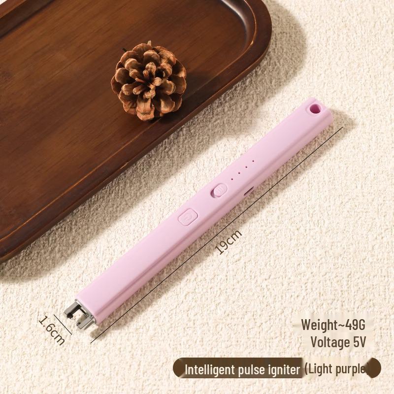 Rechargeable Long-Handle Aroma Pulse Electronic Gas Stove Lighter