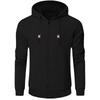Men'S Zipper Sweatshirt Long Sleeved Fashionable Casual Zipper Sweater
