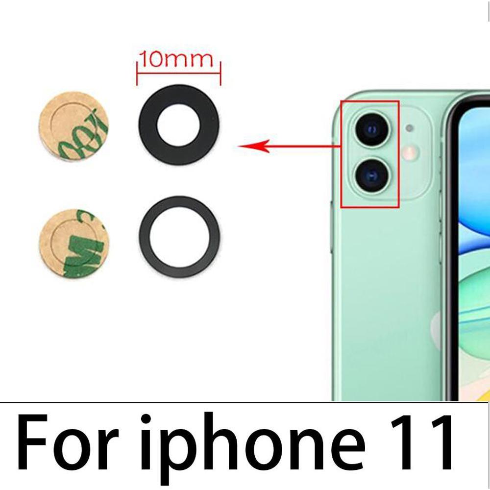 NEW Replacement Camera Glass Lens Back Rear Camera Glass Lens With Glue Sticker For IPhone 11 12 13 14 Pro Max mini 15 Plus For iPhone 11