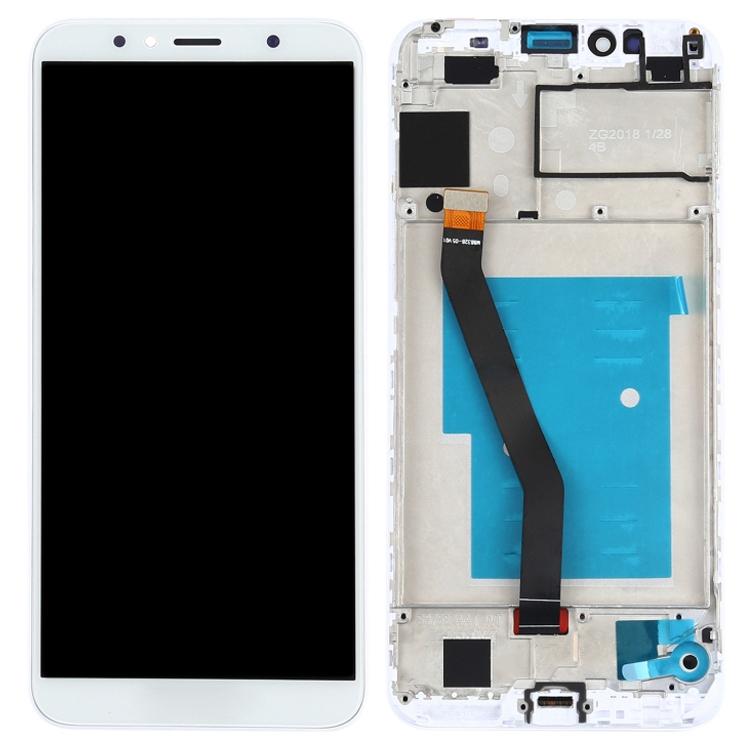 

For Huawei Y6 (2018)/Enjoy 8e/Honor 7A (with Fingerprint Sensor) Grade C LCD Screen and Digitizer Assembly+Frame (without Logo) White