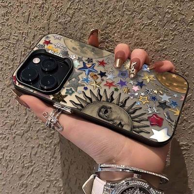 Color Star Sun for IPhone16/15 Pro Yuanqi 1411 Mobile Phone Case 12 for Apple 13 Protective Case 8