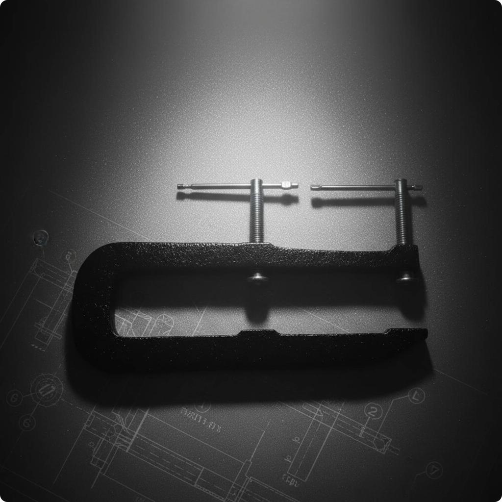 Heavy Duty G Clamp Industrial Grade Cast Steel Clamp