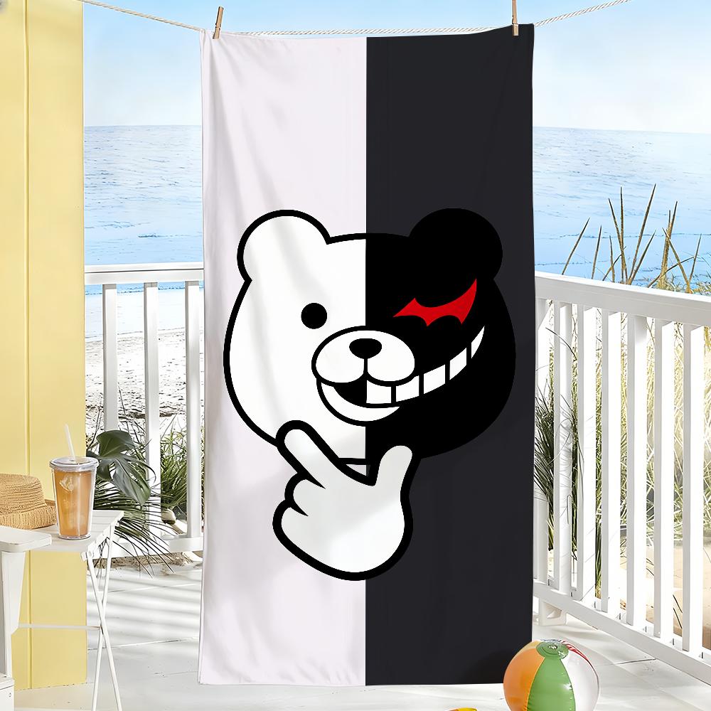 Cute D-Danganronpa M-Monokuma Game Towel Soft Pool Gift For Travel Gym Shower Camping Quick Dry Sports Large Beach Towels
