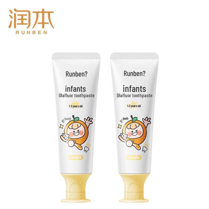 Runben Infant & Toddler Low Fluoride Olaflur Toothpaste