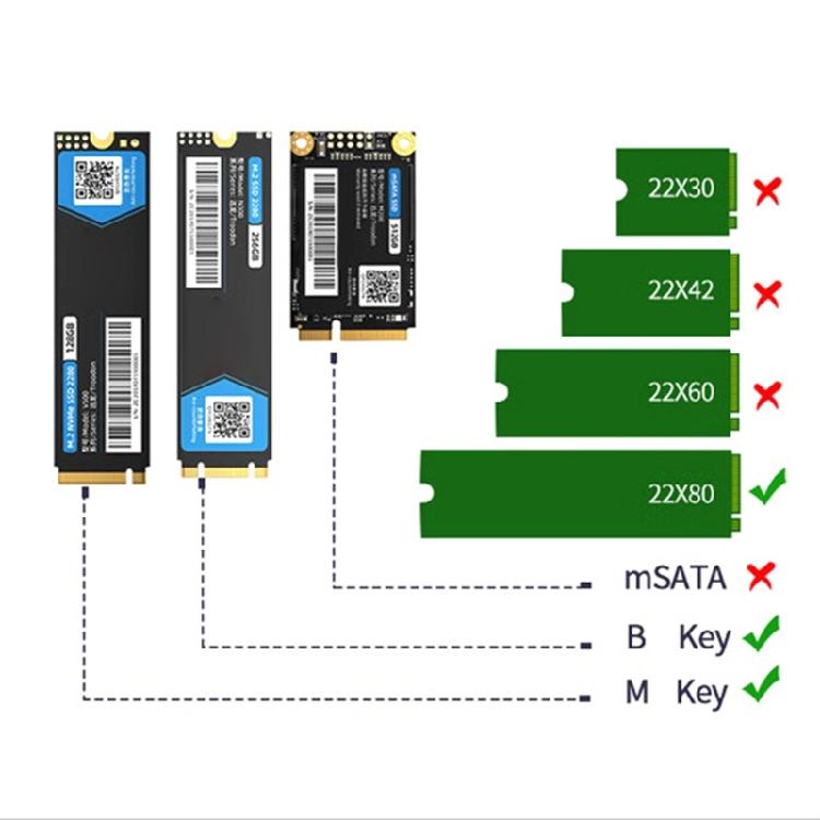 M.2 NVMe SSD Heat Sink 2280 SSDRadiator Solid Disk Heatsink PC Notebook Cooling Pad Aluminum