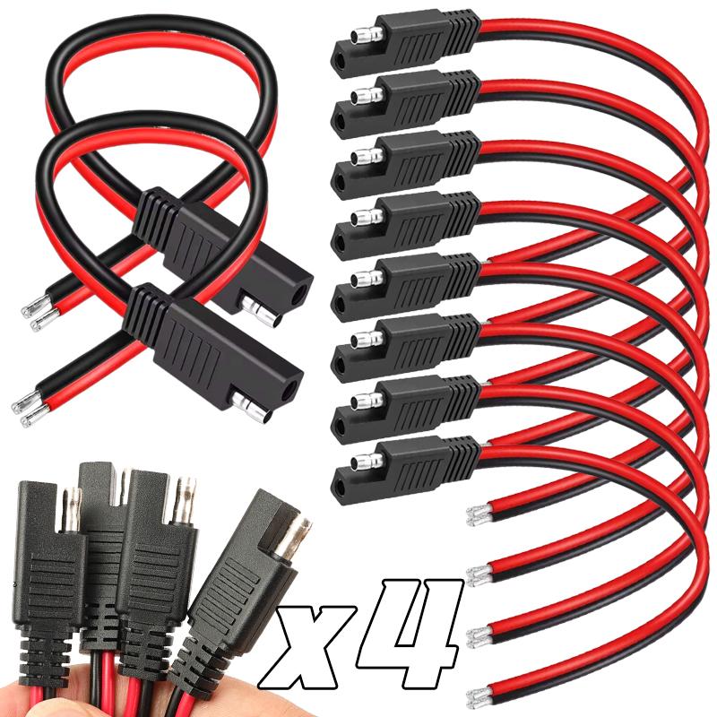 Solar Panel Cable Wire SAE Connector Extension Cable SAE Quick Connector Disconnect Plug SAE Power Automotive Extension Cable