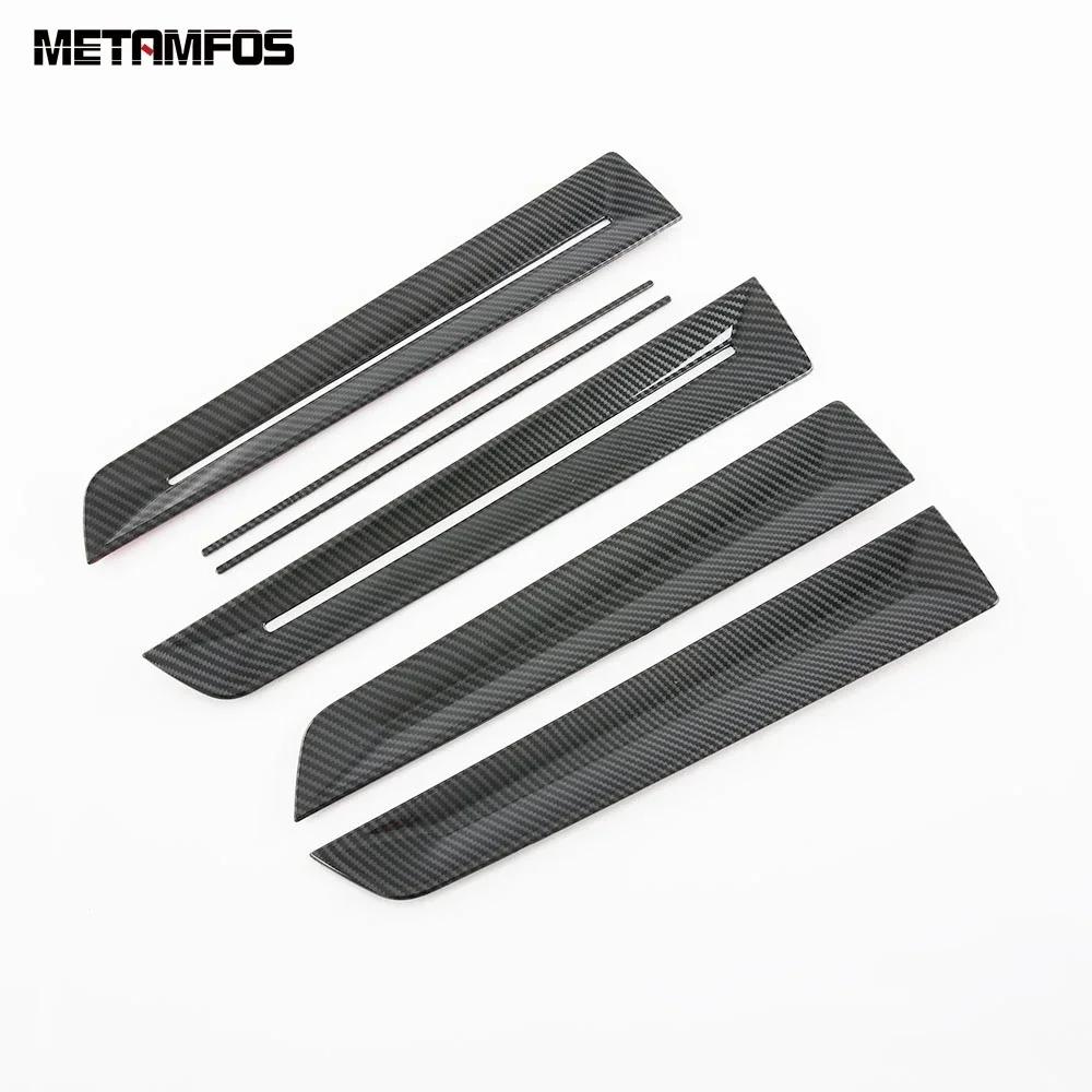 For Honda Civic 11th Gen    2024 2025 Carbon Fiber Interior Door Handle Bowl Panel Cover Trim Sticker Accessories