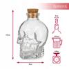 Skull Carafe 400ml Glass Bottle For Alcohol Whiskey Gift Decoration