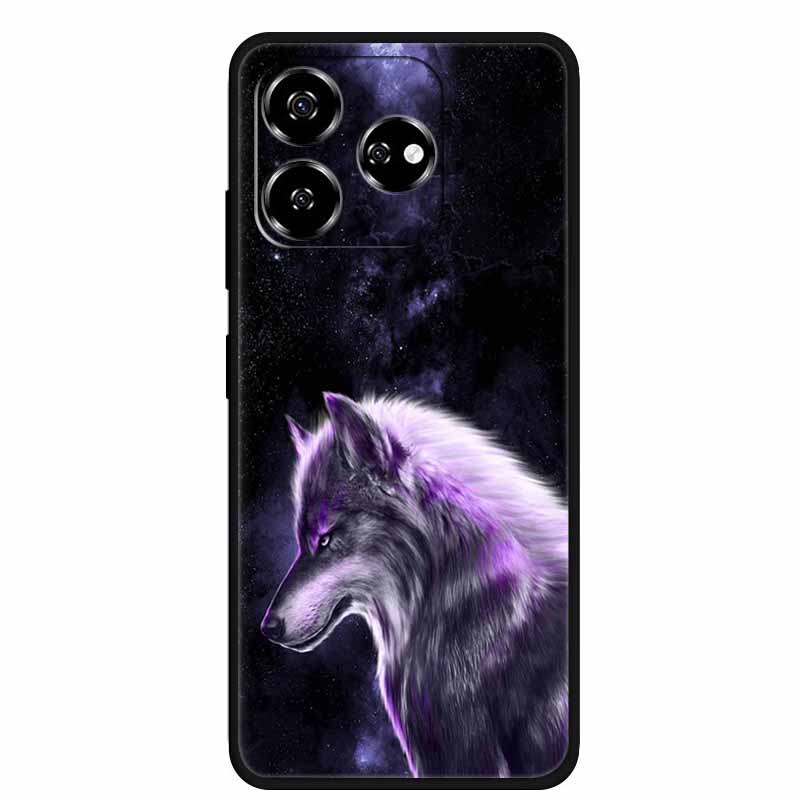 

For ZTE Axon 60 Case Animals Cool Wolf Silicone TPU Soft Bumpers On for ZTE Blade V60 / Axon60 4G Z2356 Protector Covers Capa ZTE Blade V60