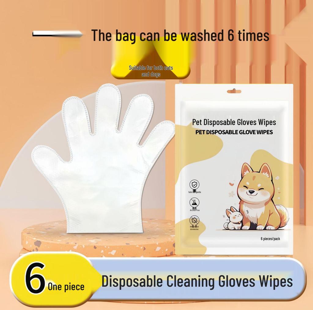 Universal Double-Sided Pet Cleaning Wipes for Cats and Dogs - Full-Body Care with Water-Locking Texture