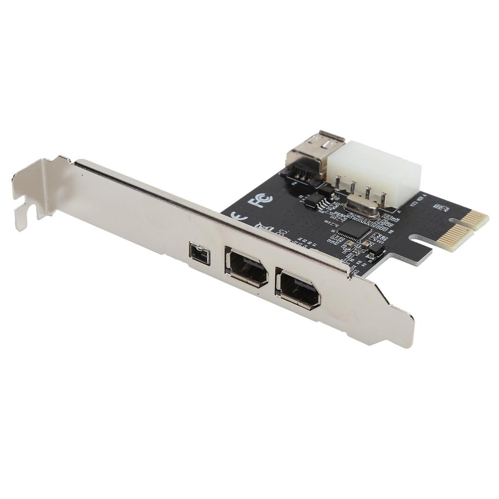 PCIE Capture Card 3 Port Expansion Card 1394 Interface Conversion HD Video Adapter Controller