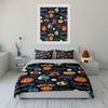 Sports Theme Decorative Fabric Set Soft Comfortable Duvet Cover Bedding Set Included 1*Duvet Cover & 2*Pillowcases, Gift