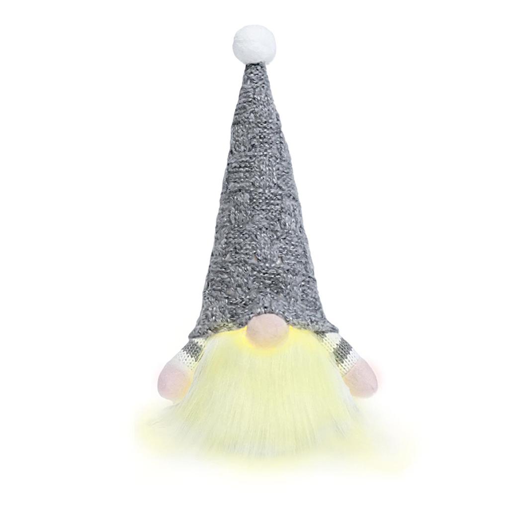 LED Lit Knitted Christmas Forest Man Tree Ornament