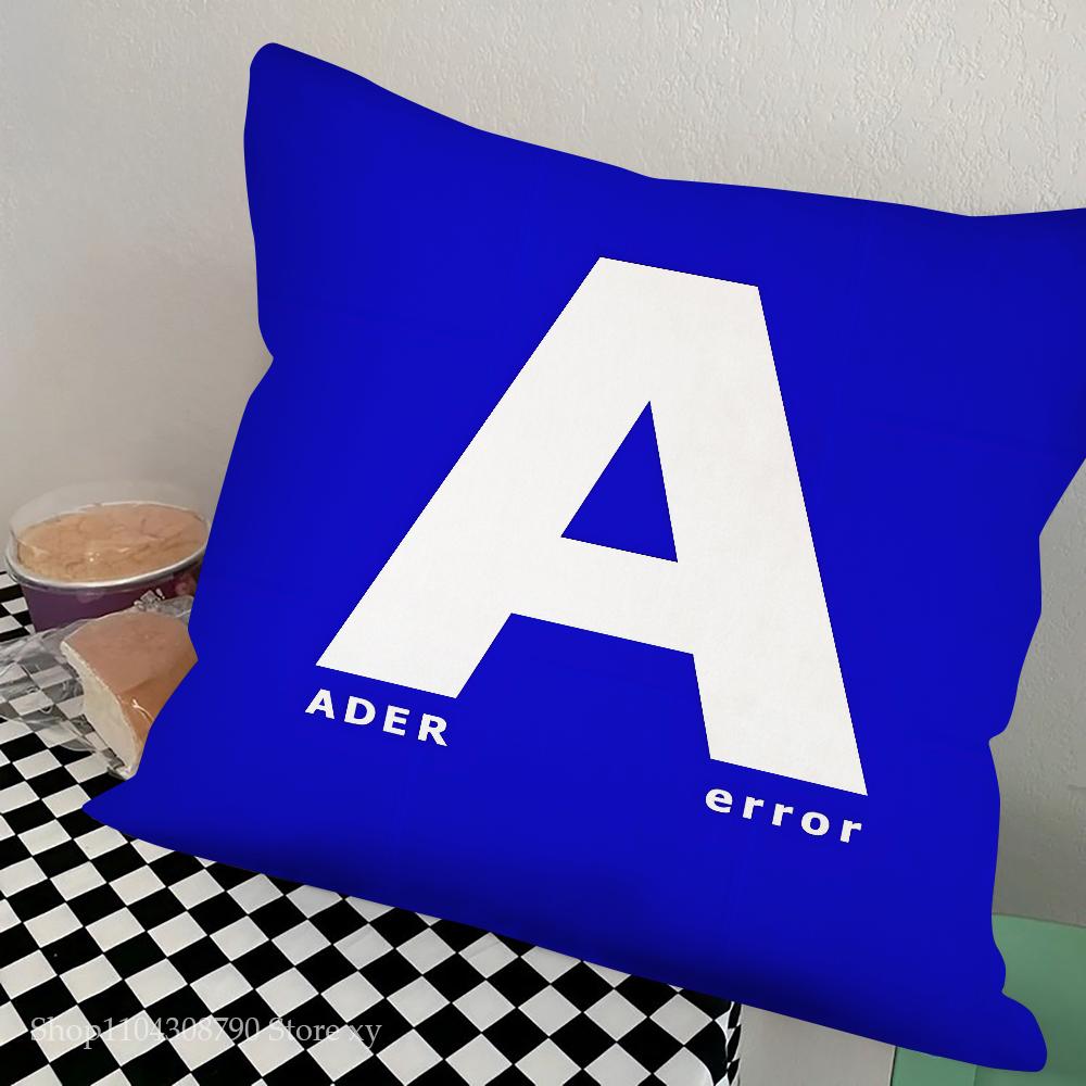 1pc Brand Ader Error Pillow Case Square Pillow Bedroom Sofa Leisure Comfort Cushion Car Living Room Home Decoration