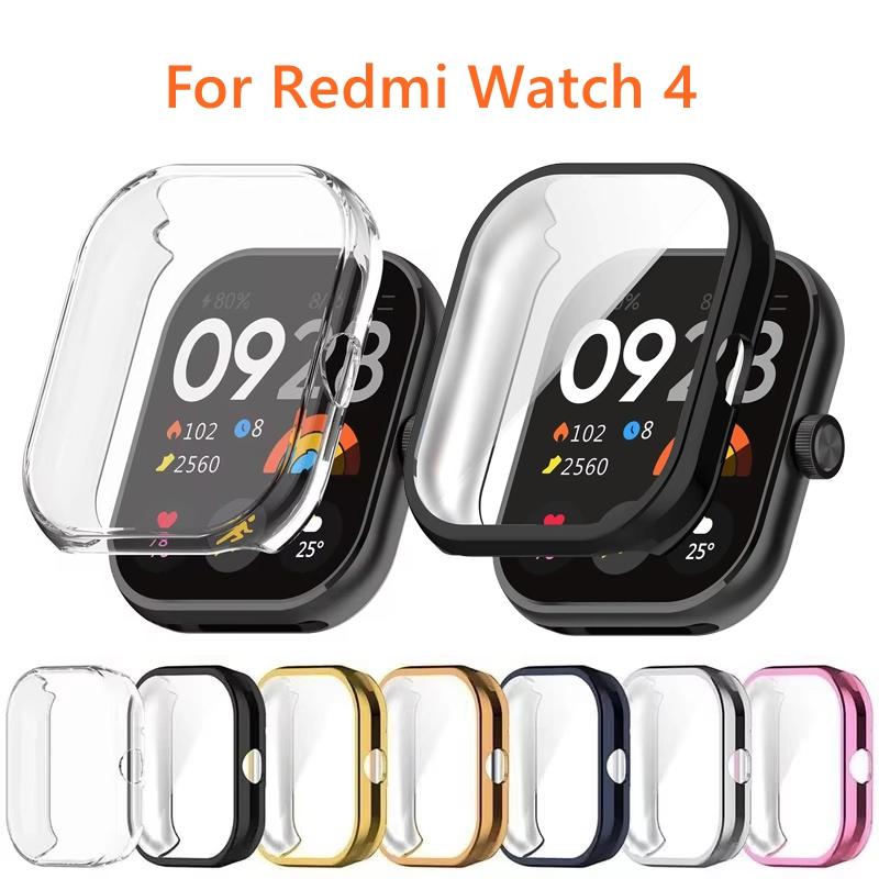 For Redmi Watch 4 Case+Tempered Glass Soft Full  Protective Cases Screen Protector + Cover For Red Mi Watch4