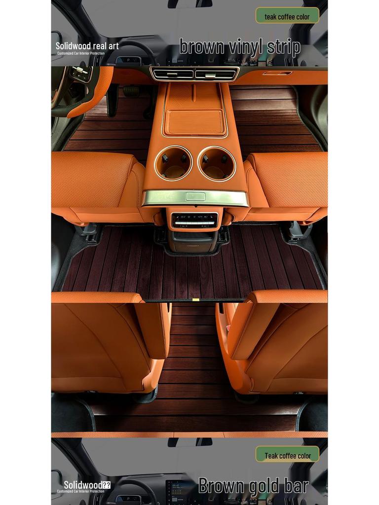 Ideal L8/L7/L6/L9 Solid Wood Floor Mat Pad for Cars
