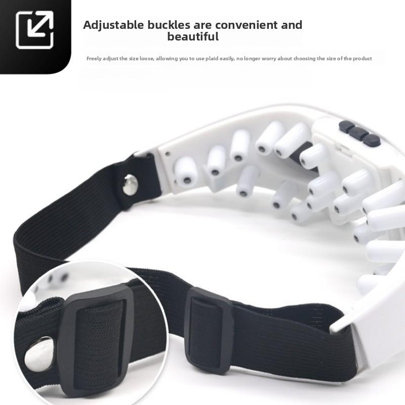 EMS Elektrischer Augenmassagegerät mit Wärme Mehrfach-Modus Vibration Tragbar Wiederaufladbar für Zuhause Reise Bürogebrauch Männer Frauen Linderung