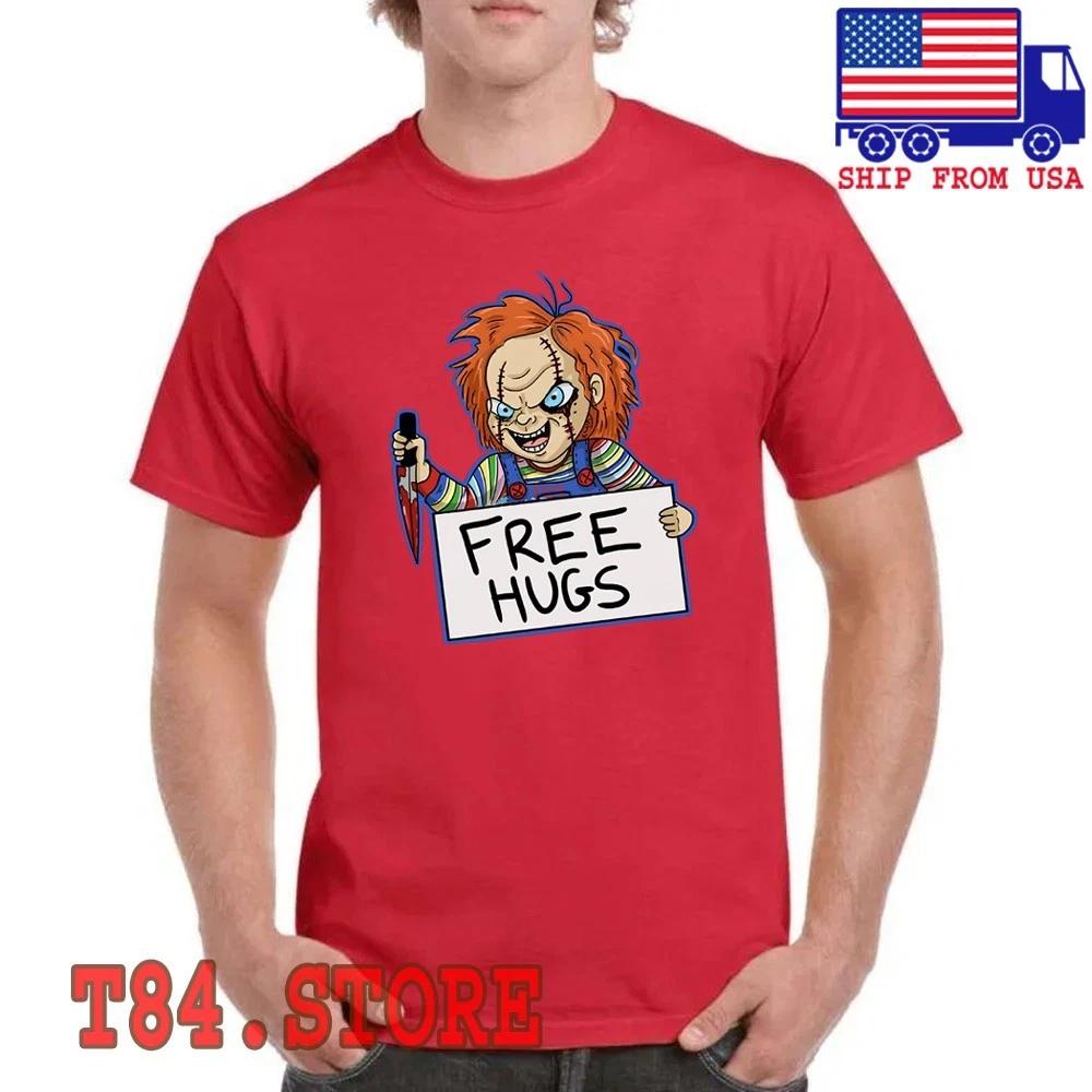 Chucky Free Hugs Men s Red Size S to 5XL 2XL