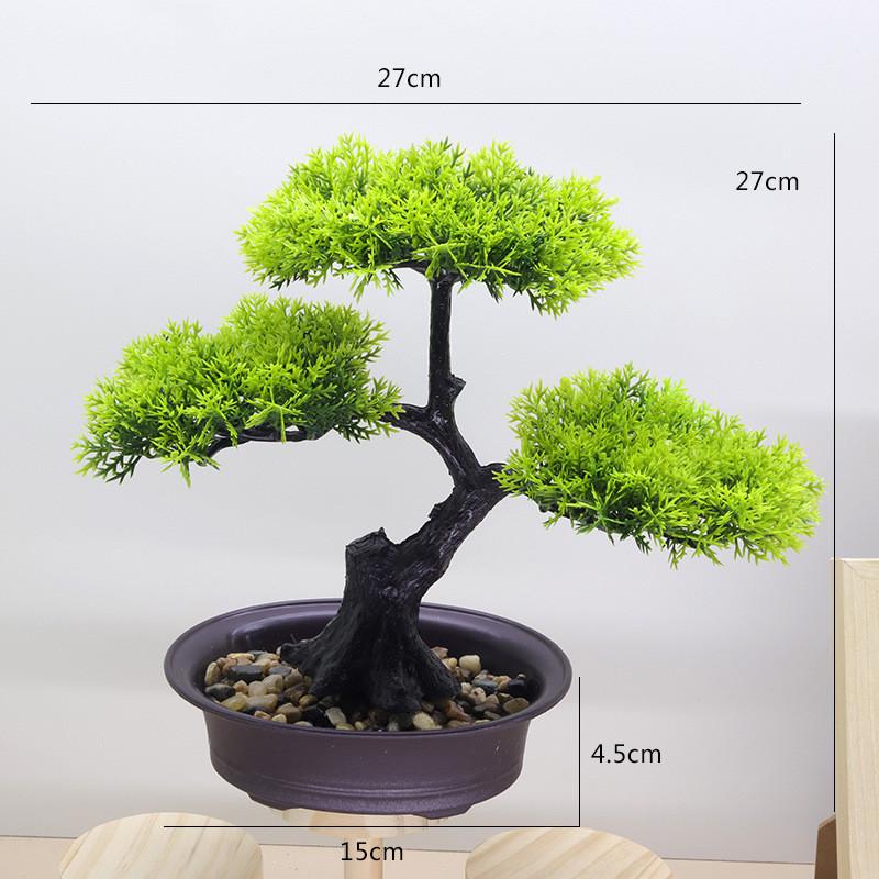 Künstliche Kiefer mit Kunststoffmaterial für Heim- und Gartendekor und Balkonlandschaft