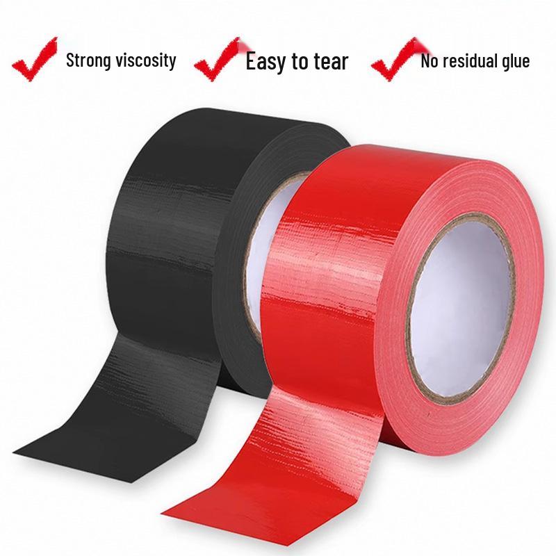 Colored Single-Sided Adhesive Tape for Strong Floor, Carpet, and Blanket Fixing; Waterproof and Durable for Wire Routing and Splicing.