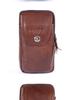 Multifunktionale Crossbody- und Hüfttasche für Herren - Handy- und Münzhalter aus Rindsleder