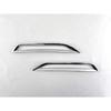 BRIGHTZ Chrome Rear Reflector Ring Cover Garnish Trim for Lexus LS500h GVF50 GVF55, Tail Fog Light Bezel Accent Decor