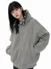 Unisex Reversible Retro Leopard Print Fleece-Lined PU Leather Jacket