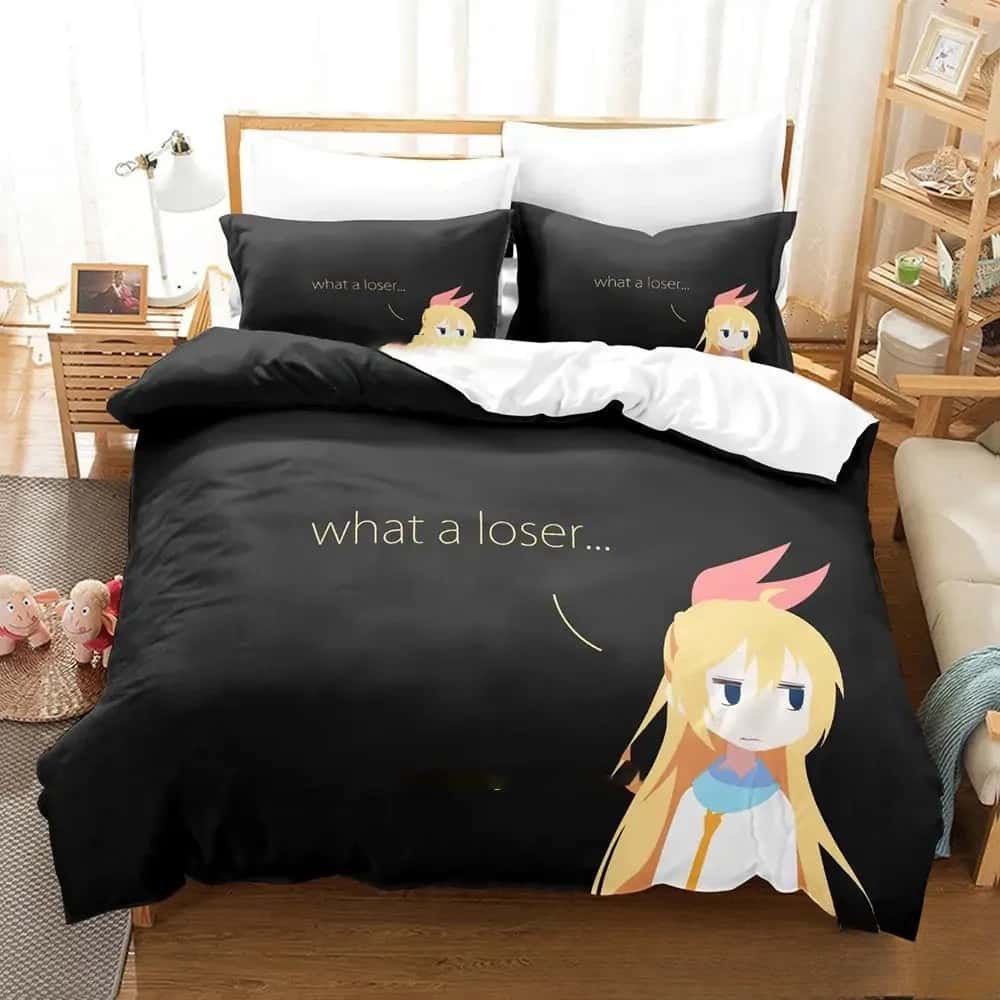 3D Print  Nisekoi False Love Bedding Set Boys Girls Twin Queen King Size Duvet Cover Pillowcase Bed Boys Adult Home Textile