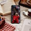 כיסוי טלפון לכדורגל M-Mohamed S-Salah 10 עבור Samsung S 25,24,23,22,30,21,10,9,Ultra,Plus,Lite,FE,4,5 G כיסוי שחור רך