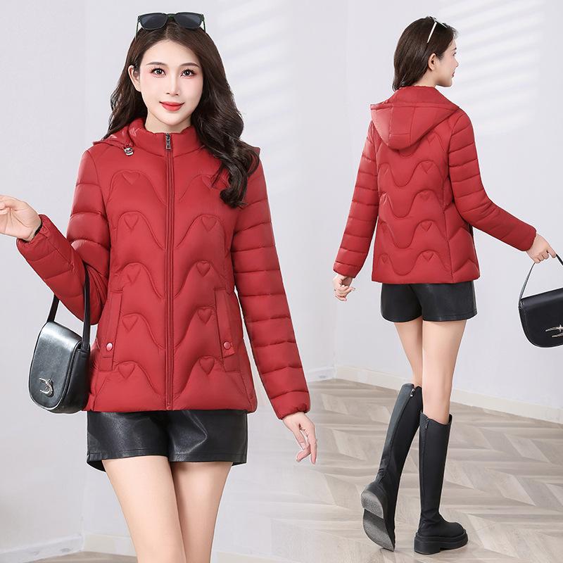 Down cotton-padded clothes women's short winter new slim-fitting cotton-padded clothes temperament cotton-padded jacket