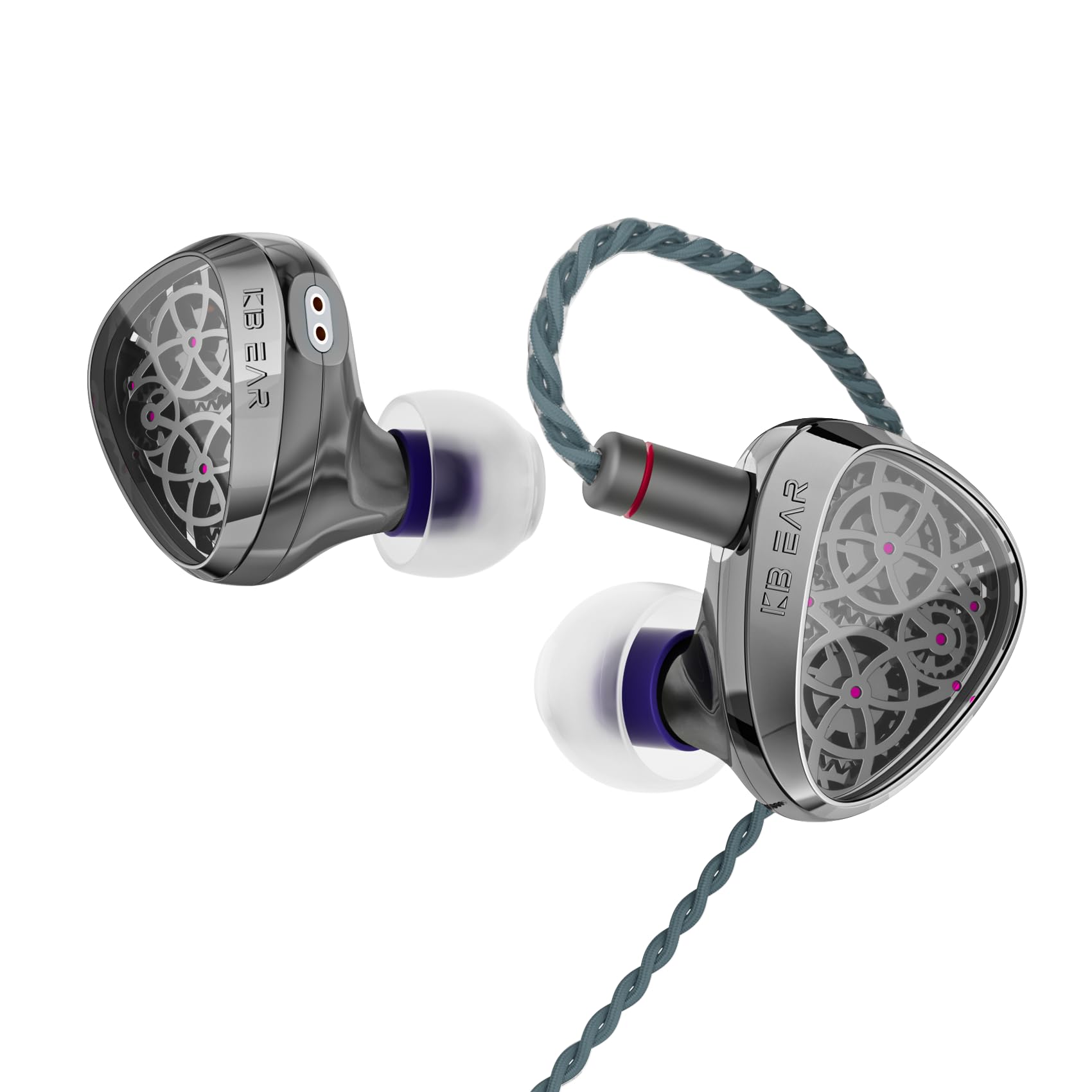 

[VGP 2026 Award Winner] KBEAR TB PRO In-Ear Monitor Earphones, Wired, Chinese-made Earphones with PU+PEEK+Blue Diamond Coated Diaphragm, 10mm Zinc All