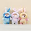 Plush Bunny Toy With Colorful Tiedye Design For Kids And Gift Collectors