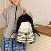 Contrasting Color Design Mountaineering Bag Lightweight Large Capacity Unisex Outdoor Travel Leisure Outdoor Backpack Women