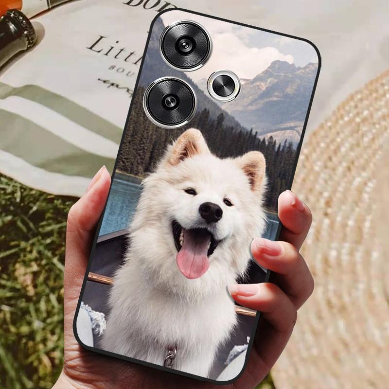 For Xiaomi POCO F6 Case POCOF6 Luxury Phone Silicon Back Cover For Xiaomi POCO F6 Cases  F 6 Protective Shockproof Shell Capas