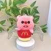 Plush Beaver Whimsical Doll In Hamburger And French Fry Styles Ideal For Kids Room Decor