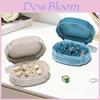 Elegant Velvet Jewelry Organizer With Large Capacity For Rings And Earrings