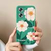 Case For OPPO A79 A2 5G Flower Soft Liquid Silicone Camera Lens Protection Phone Shockproof Back Cover For OPPO A79 A2 Funda