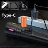 8800000LM High Power LED Flashlight USB Rechargeable Tactical Flashlight Zoom Waterproof LED Torch for Outdoor  Hiking Emergency