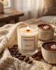 soy candle with a wooden wick + CHOCOLATE