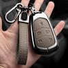 AASL1 Car Key Case Cover For Cadillac Xt5 XTS CTS SRX ATSL XT4 CT6 ATS Escalade ESV DTS ELR STS 2014-2018 Zinc Alloy Leather Keychain