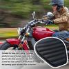 Motorcycle Seat Cushion Motorcycle Passenger Seat Wavy Shape Breathable Shock-Absorbing Motorcycle Cushion For Multiple Motor