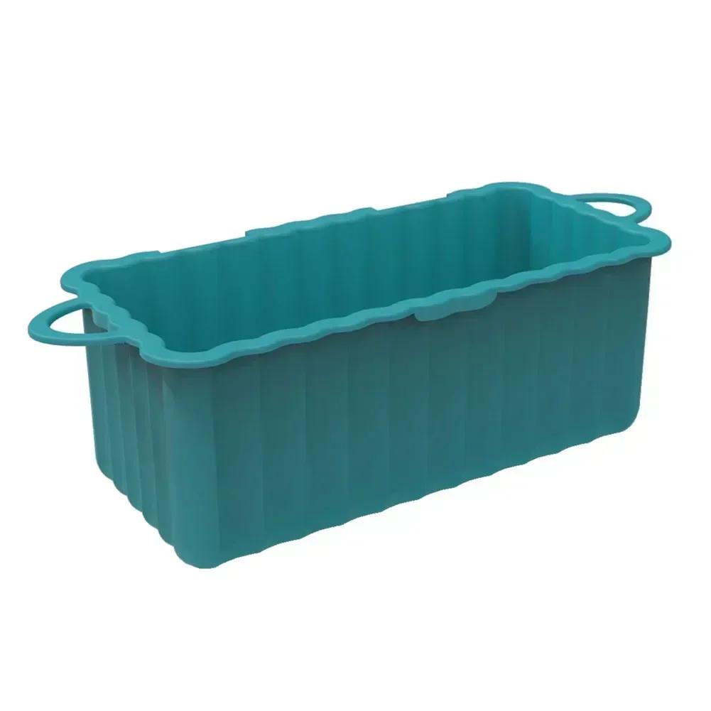 

Airfryer Versatile Baking Moulds Rectangular Baking Moulds Easy Demoulding Process Effortless Cleaning And Maintenance зелений