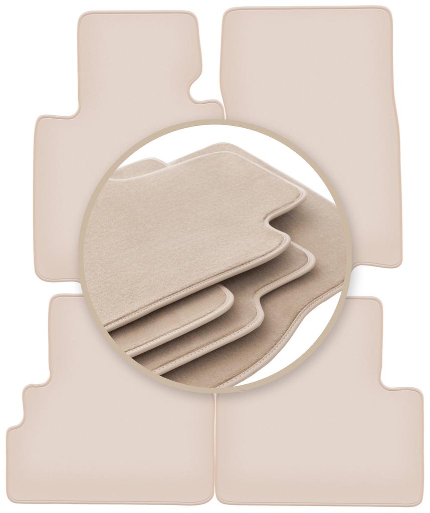 Tappetini beige PREMIUM per: Infiniti FX II SUV 2008-2017