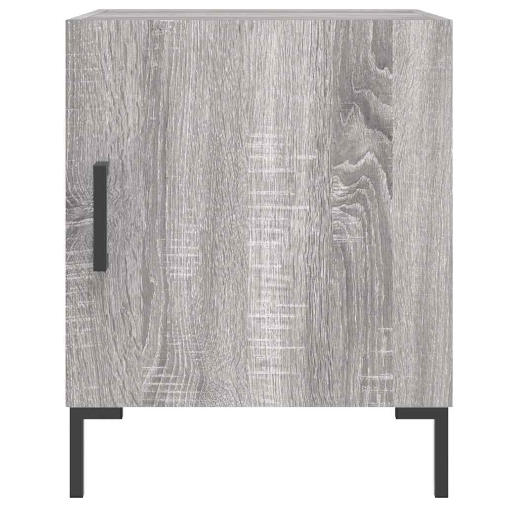 Nightstands 2 pcs Grey Sonoma 40 x 40 x 50 cm Particleboard