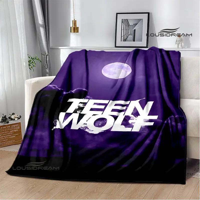 Movie Teen Wolf printed BlanketS Picnic blanket Warm blanket Soft and comfortable Home travel blanket bed linings birthday gift