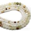 Qingyu Round Beads: Natural Flower Afghan Grape Xiu Jade for DIY Jewelry Crafting.