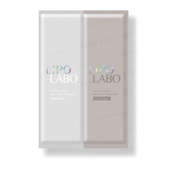 LIPO LABO - Keratin Serum Gel Moist Shampoo & Treatment Sleek Repair Trial Set 10g x2
