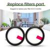 8PCS Filter Element for K370 N370 for T19B Cordless Handheld Vacuum Cleaner Accessories Replacement