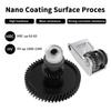 Upgraded V1.2 Precise Extruder Gear Set Nanocoated Precise and High Hardness For Lab X1 3D Printer Extrusion Gear